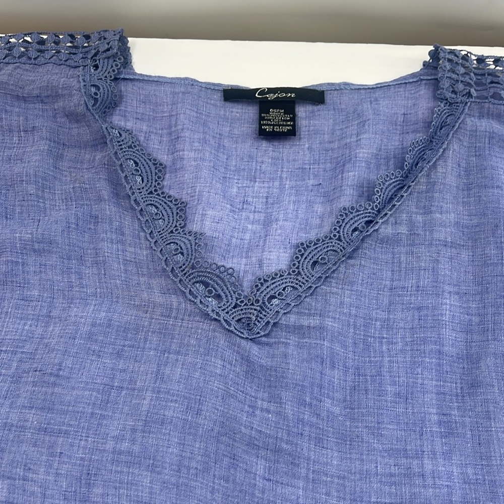 Cejon Lace-Trimmed Cover Up - Picture 9 of 15